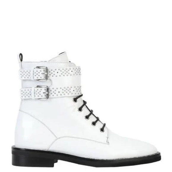 Women’s White Ankle Boot Bruno Premi - Picture 1 of 7